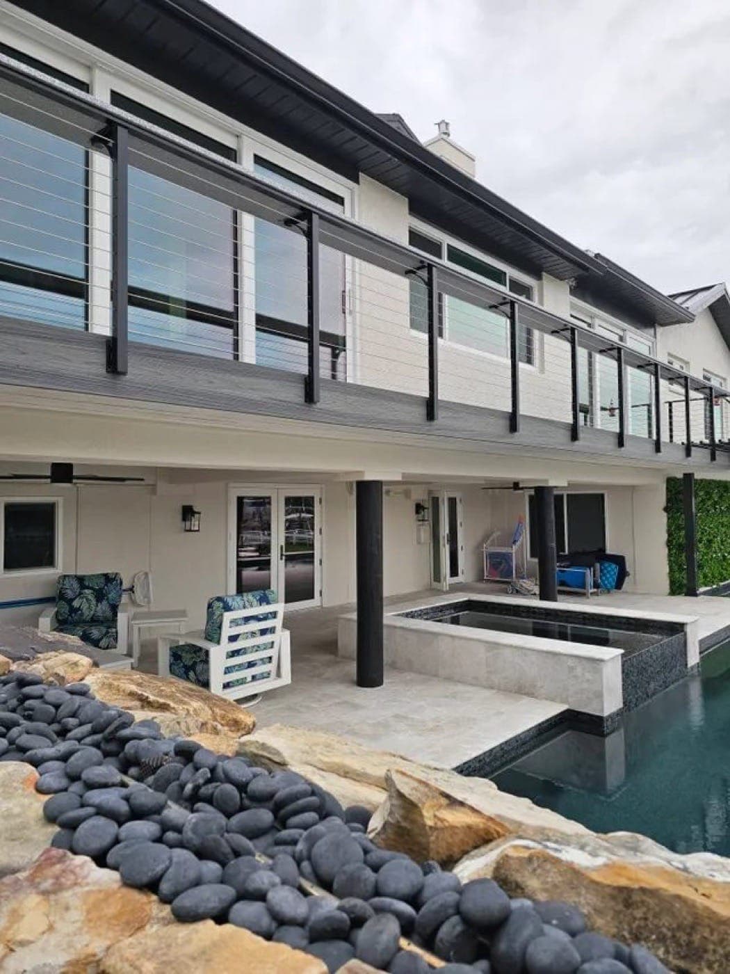 Patch and finish on painted stucco