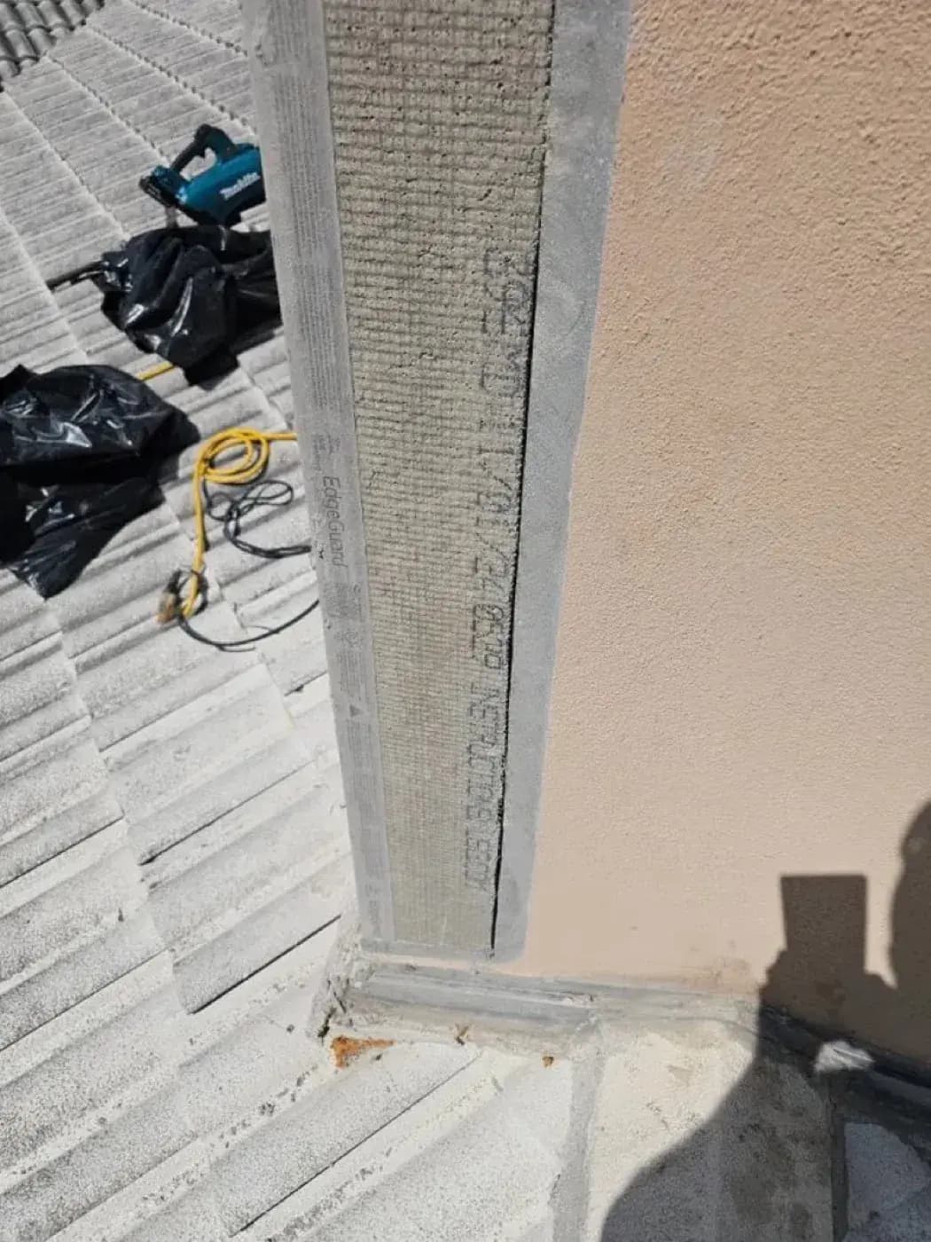 New stucco application
